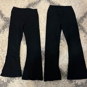 Black Flared Yoga Legging Pants